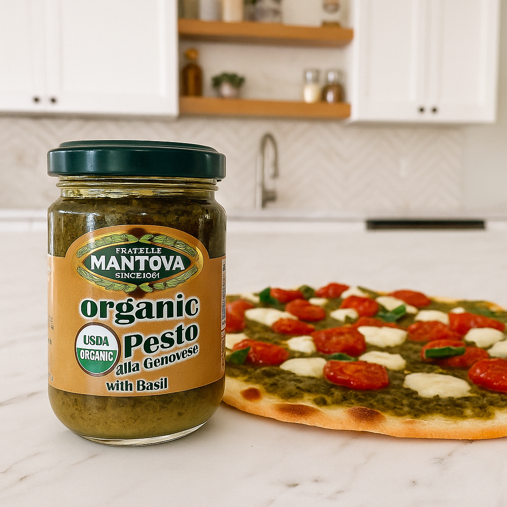 Mantova Organic Pesto Genovese, 4.6 oz