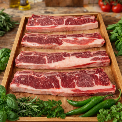 Beef Chuck Short Ribs - BBQ or Grill Cut (2in Thick)