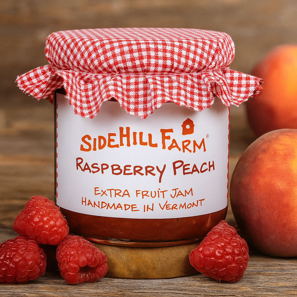 Raspberry Peach Homemade Jam