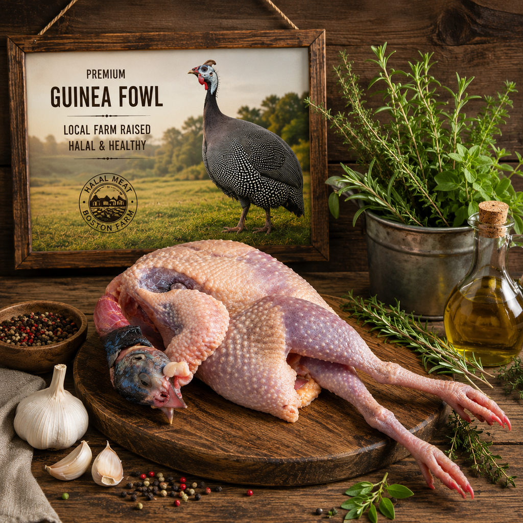 Whole Guineafowls with Skin