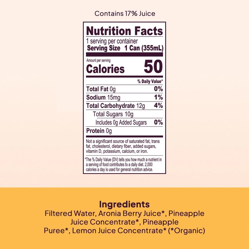 Organic Pineapple & Aronia Berry